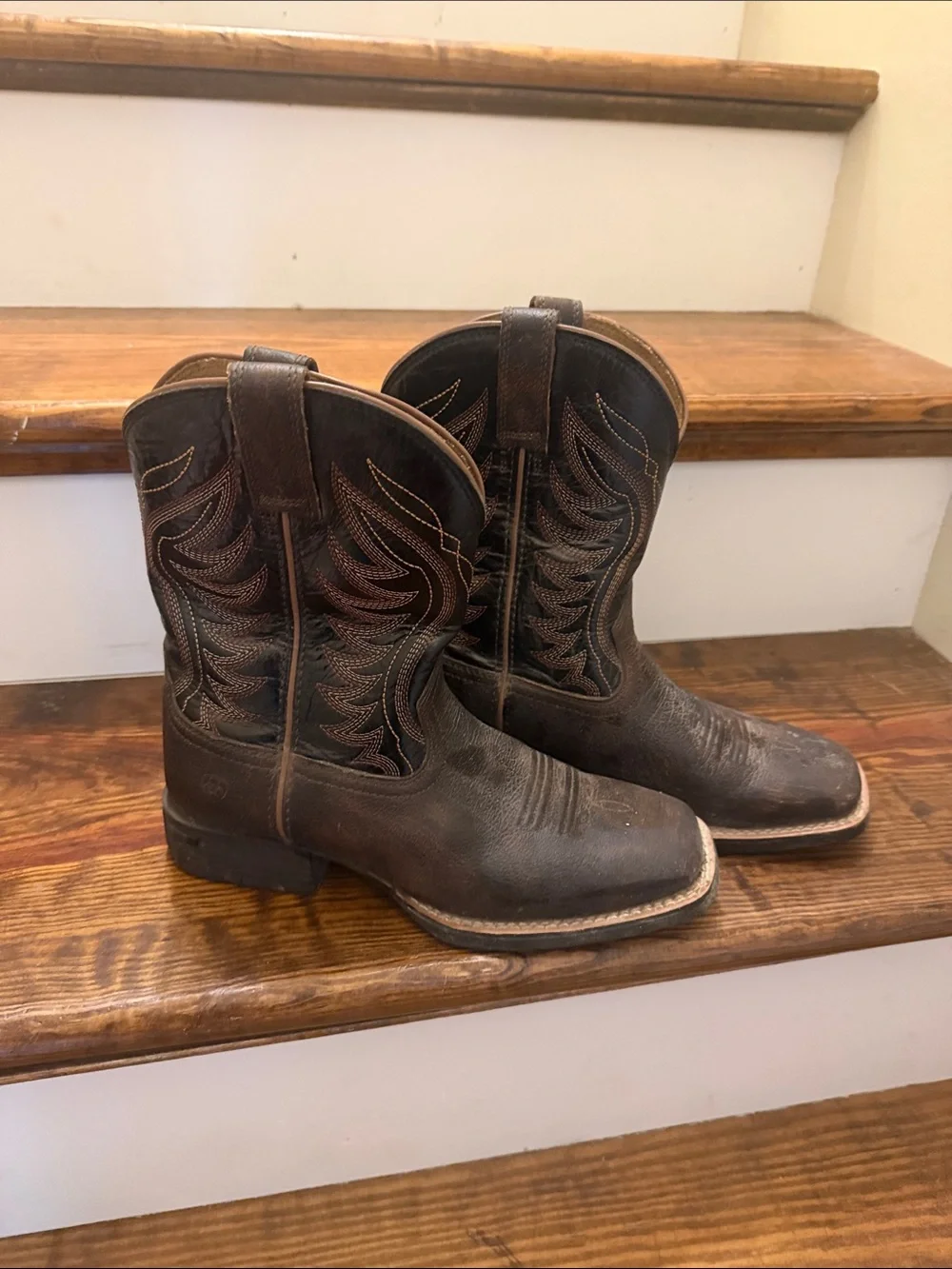 Ariat Kids Brown Western Pull-On Boots
